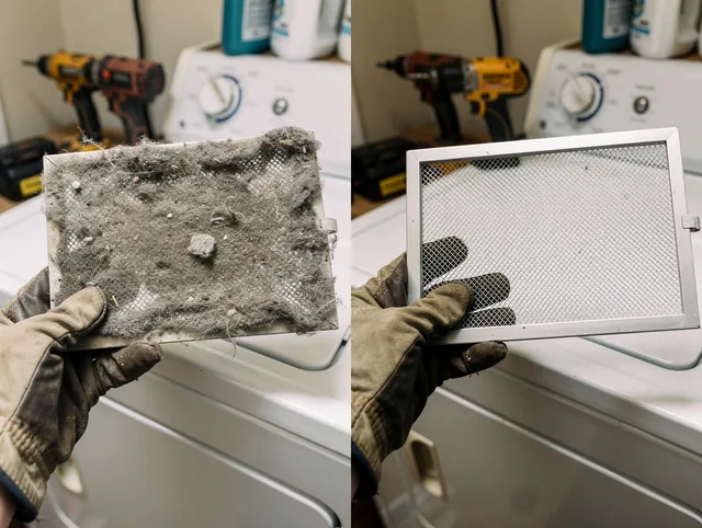 Professional lint trap cleaning by Placentia Dryer Vent Cleaning in Placentia