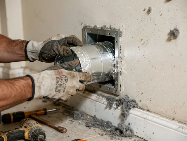Professional dryer vent repair and installation by Placentia Dryer Vent Cleaning in Placentia