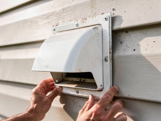 Placentia Dryer Vent Cleaning technician delivering thorough residential dryer vent cleaning service in Placentia